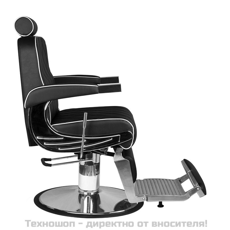 Бръснарски стол - черен Hair System Imperial – снимка 3