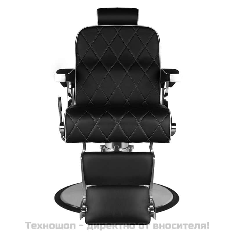 Бръснарски стол - черен Hair System Imperial – снимка 7
