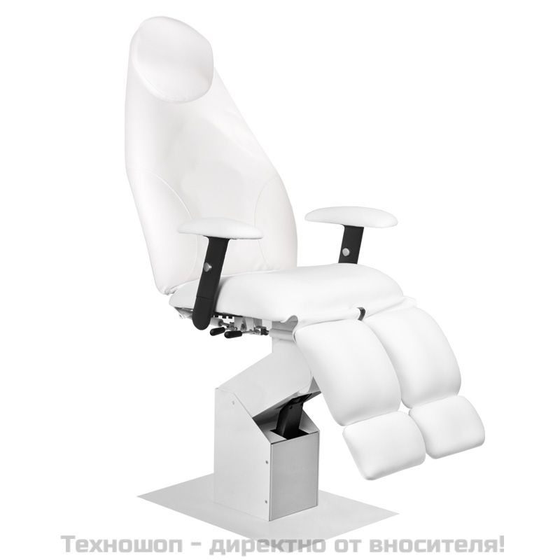 Електрически козметичен стол с 1 мотор - бял Basic 2232A – снимка 2