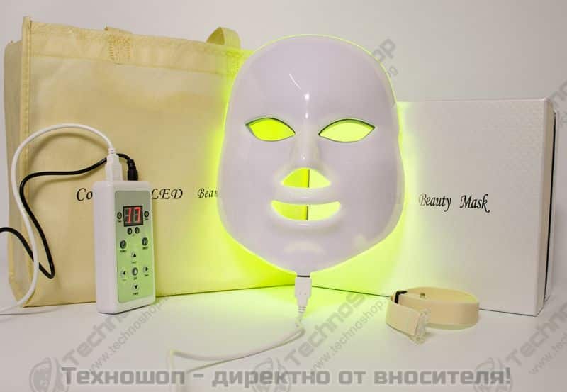 Козметична LED маска за лице - Маска за фотодинамична терапия – снимка 4