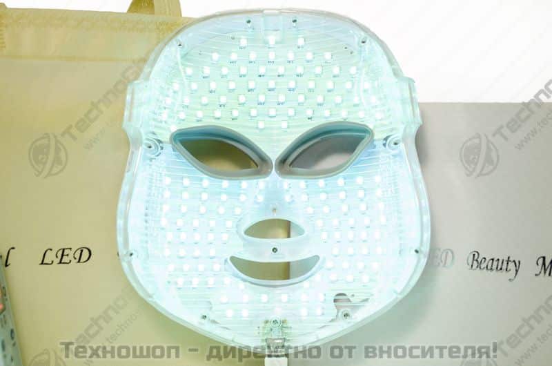 Козметична LED маска за лице - Маска за фотодинамична терапия – снимка 8