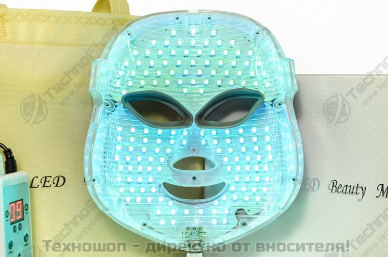 Козметична LED маска за лице - Маска за фотодинамична терапия – снимка 9