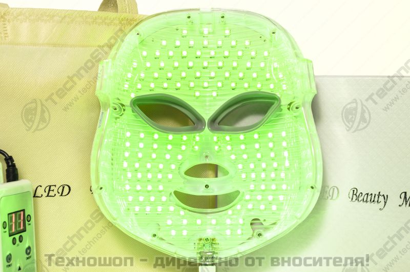 Козметична LED маска за лице - Маска за фотодинамична терапия – снимка 11