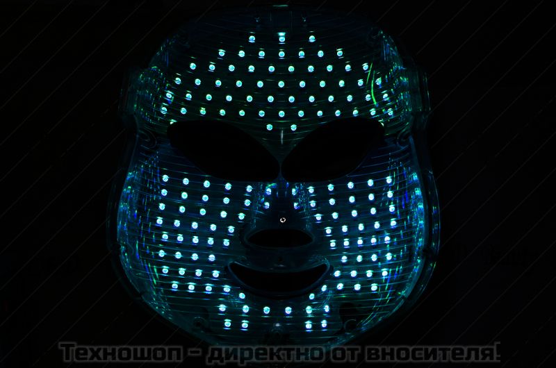 Козметична LED маска за лице - Маска за фотодинамична терапия – снимка 17