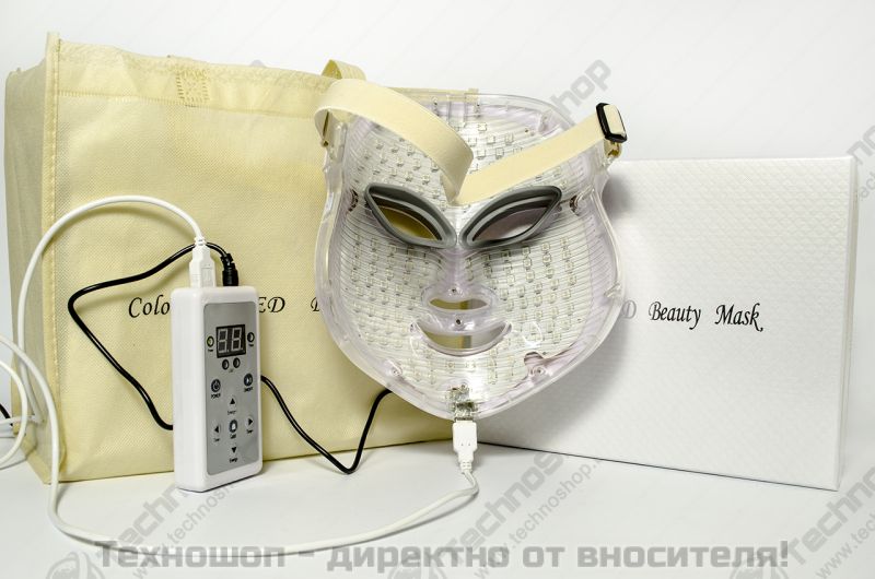 Козметична LED маска за лице - Маска за фотодинамична терапия – снимка 21