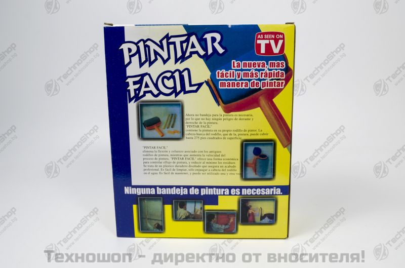 ВАЛЯК ЗА БОЯДИСВАНЕ "EASY PAINT", В КОЙТО БОЯТА СЕ СИПВА ВЪТРЕ ВЪВ ВАЛЯКА – снимка 2