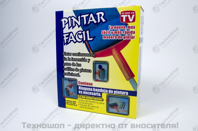 ВАЛЯК ЗА БОЯДИСВАНЕ "EASY PAINT", В КОЙТО БОЯТА СЕ СИПВА ВЪТРЕ ВЪВ ВАЛЯКА – снимка 5