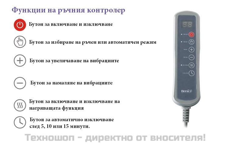 Виброколан с термо ефект BENICE – снимка 4