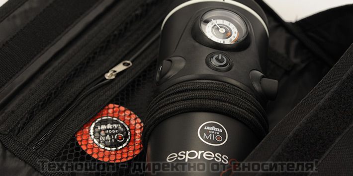 Преносима еспресо кафемашина Lavazza Espressgo с капсули - за коли и камиони – снимка 7