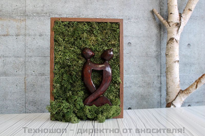 "IN LOVE" - картина от Скандинавски жив мъх – снимка 3