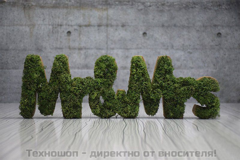 "MR&MRS" - надпис от полярен жив мъх – снимка 2