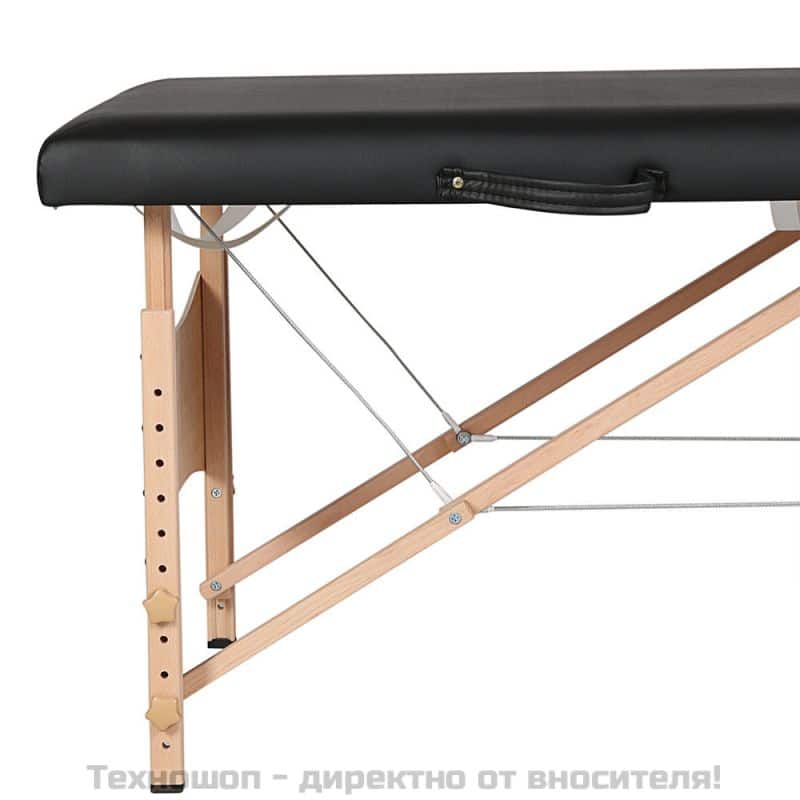 Двусекторна масажна кушетка MSG-PRO Standart 2 - черен цвят – снимка 5