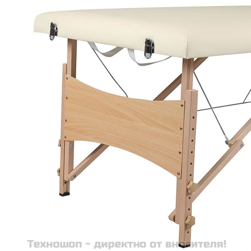 Двусекционна масажна кушетка "MSG-PRO Standart" 2 - Кремав цвят – снимка 3