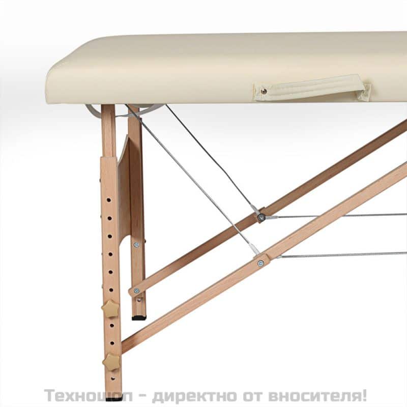 Двусекционна масажна кушетка "MSG-PRO Standart" 2 - Кремав цвят – снимка 4