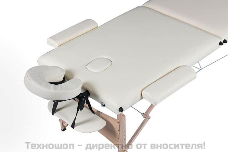 Двусекционна масажна кушетка "MSG-PRO Standart" 2 - Кремав цвят – снимка 6