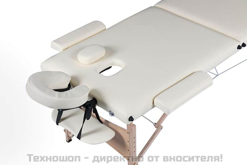 Двусекционна масажна кушетка "MSG-PRO Standart" 2 - Кремав цвят – снимка 10