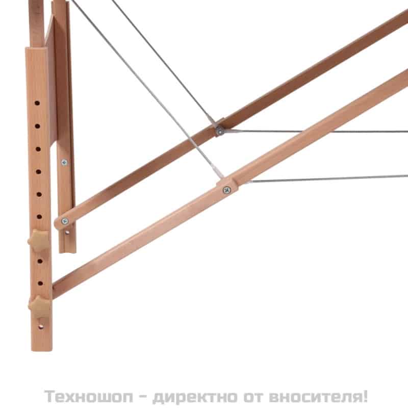 СГЪВАЕМА МАСАЖНА КУШЕТКА С ДВЕ СЕКЦИИ "MSG-PRO Standard 2" - ВИНЕНО ЧЕРВЕНА – снимка 7