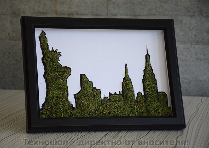 "CITYSCAPE MANHATTAN" - картина от Скандинавски мъх – снимка 2