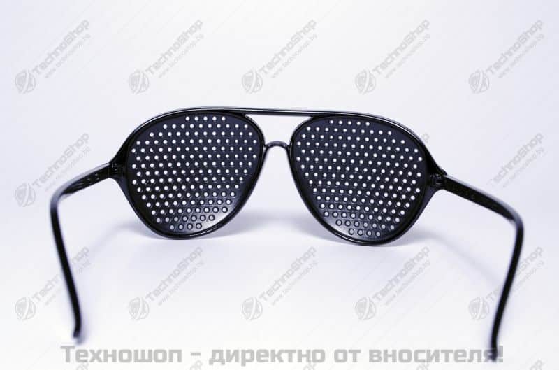 ПЕРФОРИРАНИ ОЧИЛА - ЗА ПОДОБРЯВАНЕ НА ЗРЕНИЕТО С МЕТАЛНА РАМКА – снимка 4