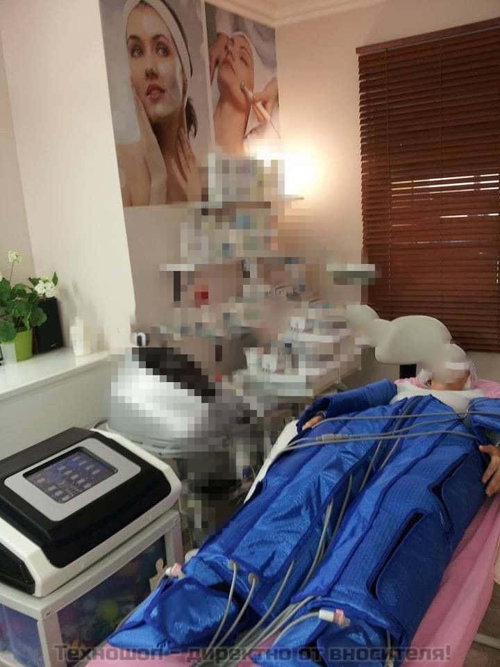 Лимфопреса за цялото тяло с тъчскрийн оперативен дисплей и инфрачервено загряване – снимка 2