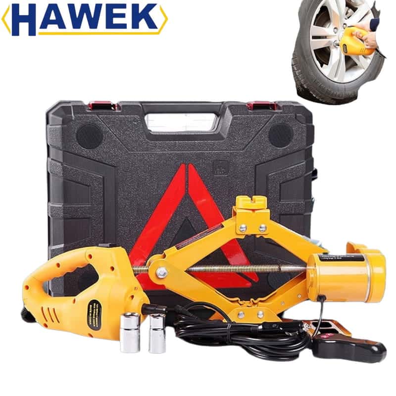 Електрически Крик и Гайковерт 2в1 – 12V Комплект HAWEK – снимка 2
