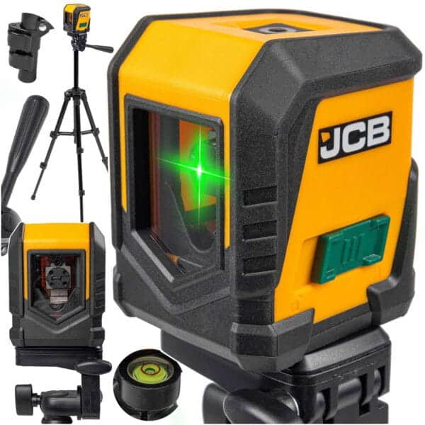 Лазерен нивелир в комплект с тринога – самонивелиращ се JCB – снимка 3