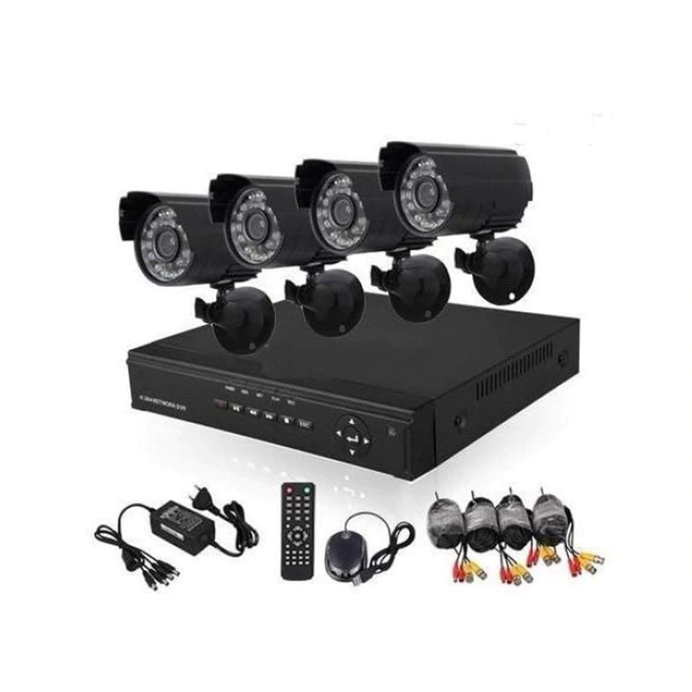 Пълен пакет - Dvr + 4 камери - "KIT" Комплект за видеонаблюдение – снимка 2