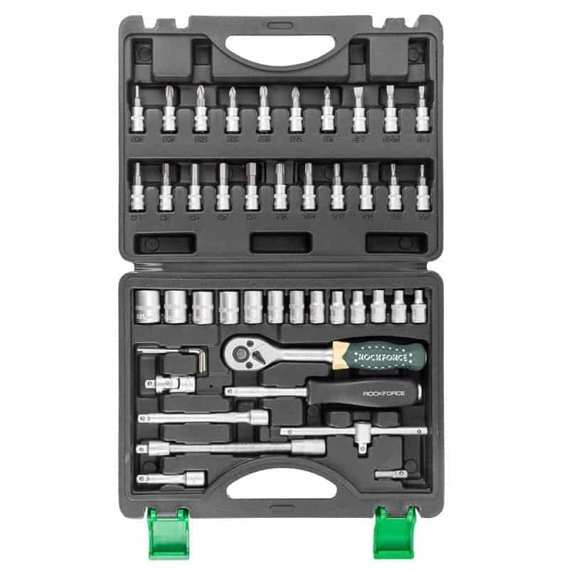 ГЕДОРЕ 1/4" 46 ЧАСТИ ROCKFORCE, RF-2462-5 – снимка 2