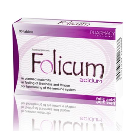 Фолиева киселина - Folicumacidum, 30 таблетки