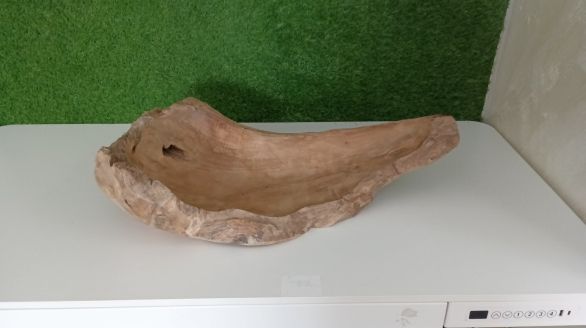 Декоративна купа - тиково дърво цигулка 60см
