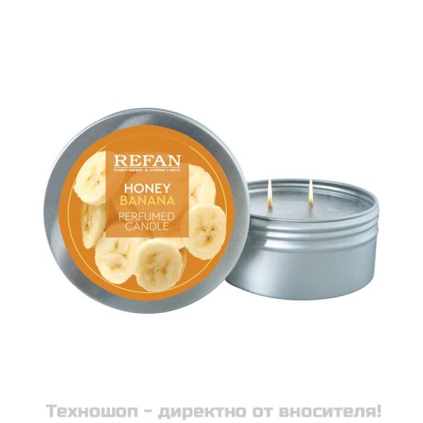 Парфюмна свещ Honey Banana с 2 фитила