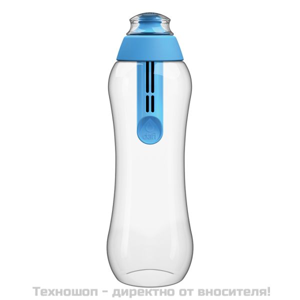 DAFI - бутилка за пречистване на вода - светло синя, 500мл.
