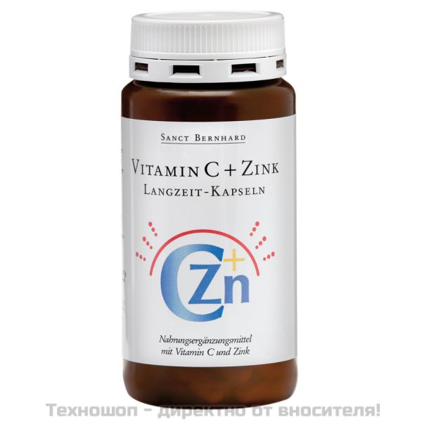 Витамин C + цинк с удължено освобождаване - 180 таблетки