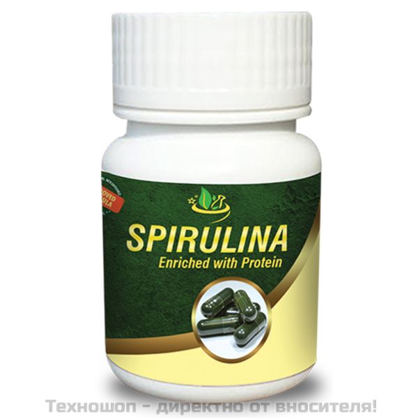 Спирулина (Spirulina) - 40 капсули
