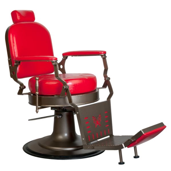 Бръснарски стол - червен Gabbiano Red Star
