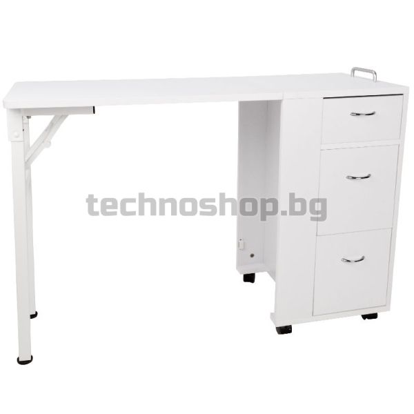 Сгъваем бюро - бяло 2051