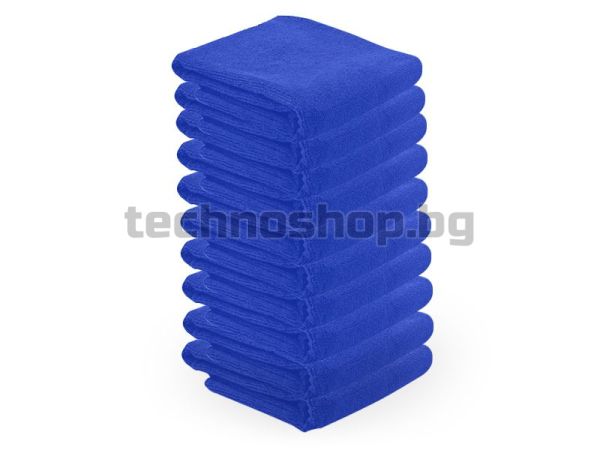 Микрофибрни кърпи - сини 73x40 см 10 бр