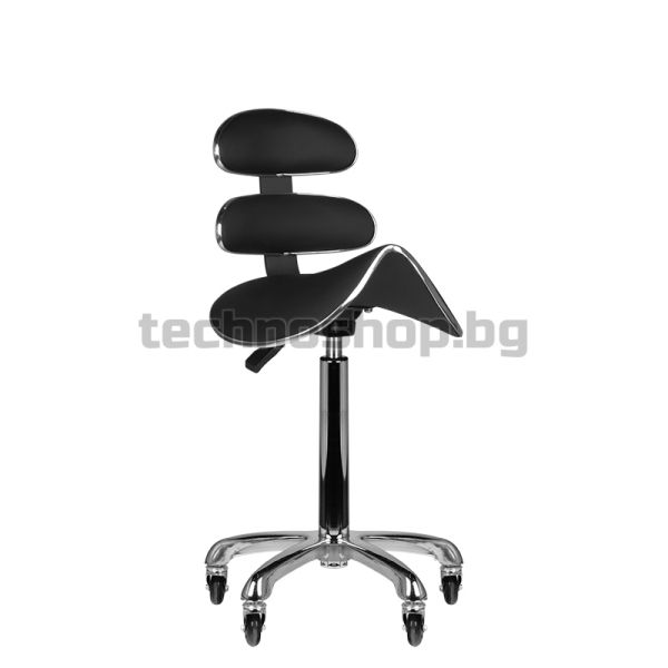 Козметичен висок стол - черен AM-880
