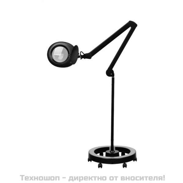 Лампа лупа с поставка Elegante - бяла 6025 60 LED SMD 5D