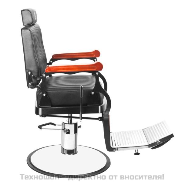 Бръснарски стол - черен Gabbiano