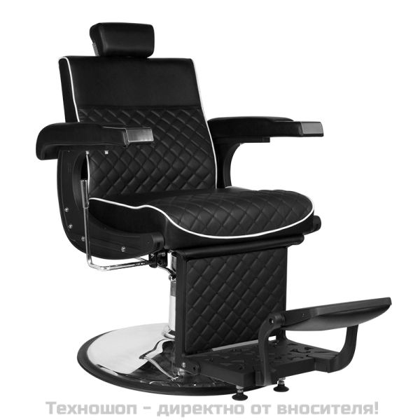 Бръснарски стол - черен Gabbiano Lorenzo 
