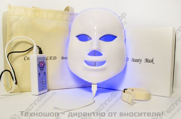Козметична LED маска за лице - Маска за фотодинамична терапия