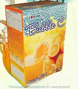 "Бъбъл С" - освежаваща портокалова напитка 