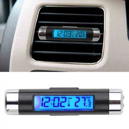 Дигитален часовник и термометър за кола