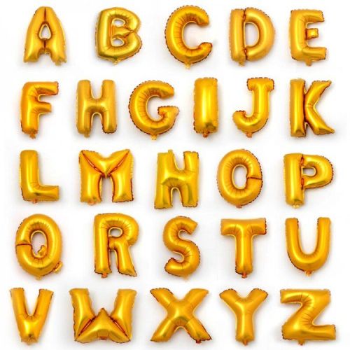 Балони букви от А до Z