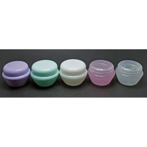 Луксозни пластмасови бурканчета за козметика - 10мл. в различни цветове