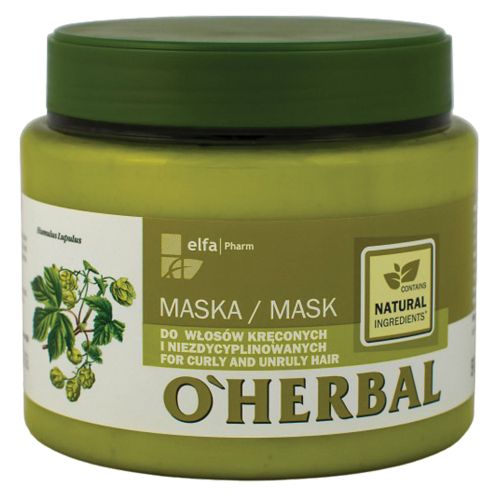 O’Herbal Маска за къдрава и непокорна коса, 500 мл
