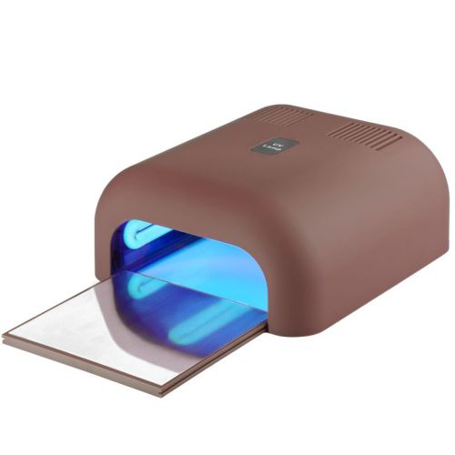 Козметична лампа за изсушаване на лак в цвят капучино 36W UV