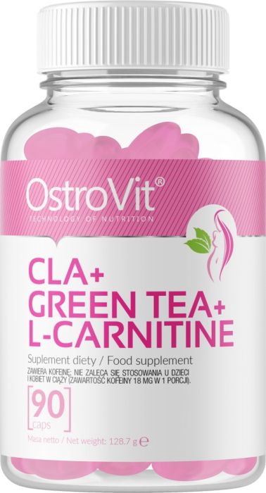 КЛА + Зелен чай + L-Карнитин - 90 капсули