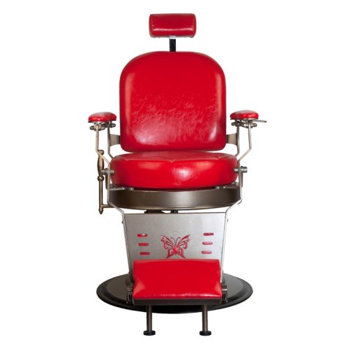 Бръснарски стол - червен Gabbiano Red Star